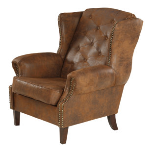 modern leather wing chairs